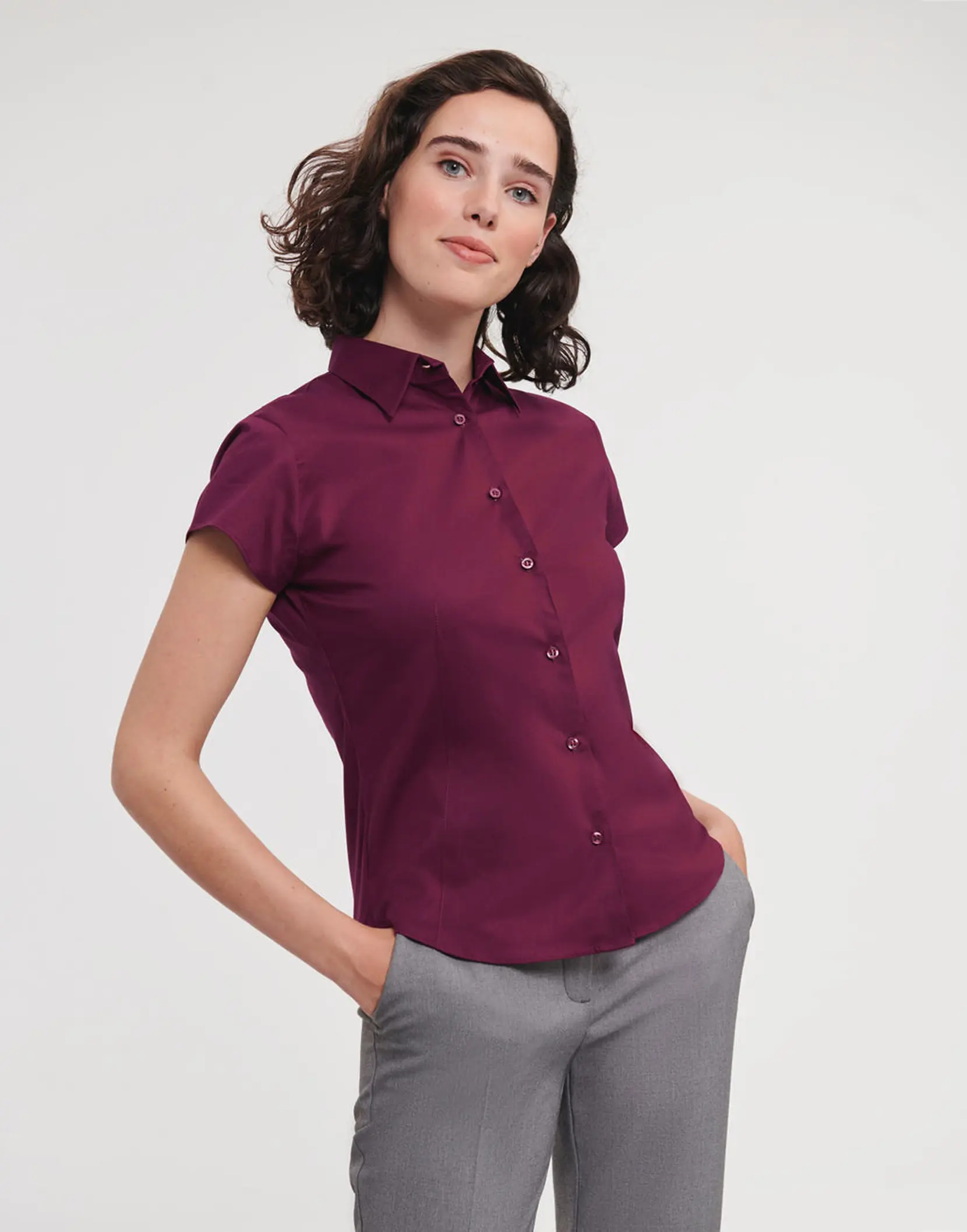 Bild på Fitted Short Sleeve Blouse