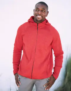 Bild på Lux Hooded Knit Fleece Jacket for men