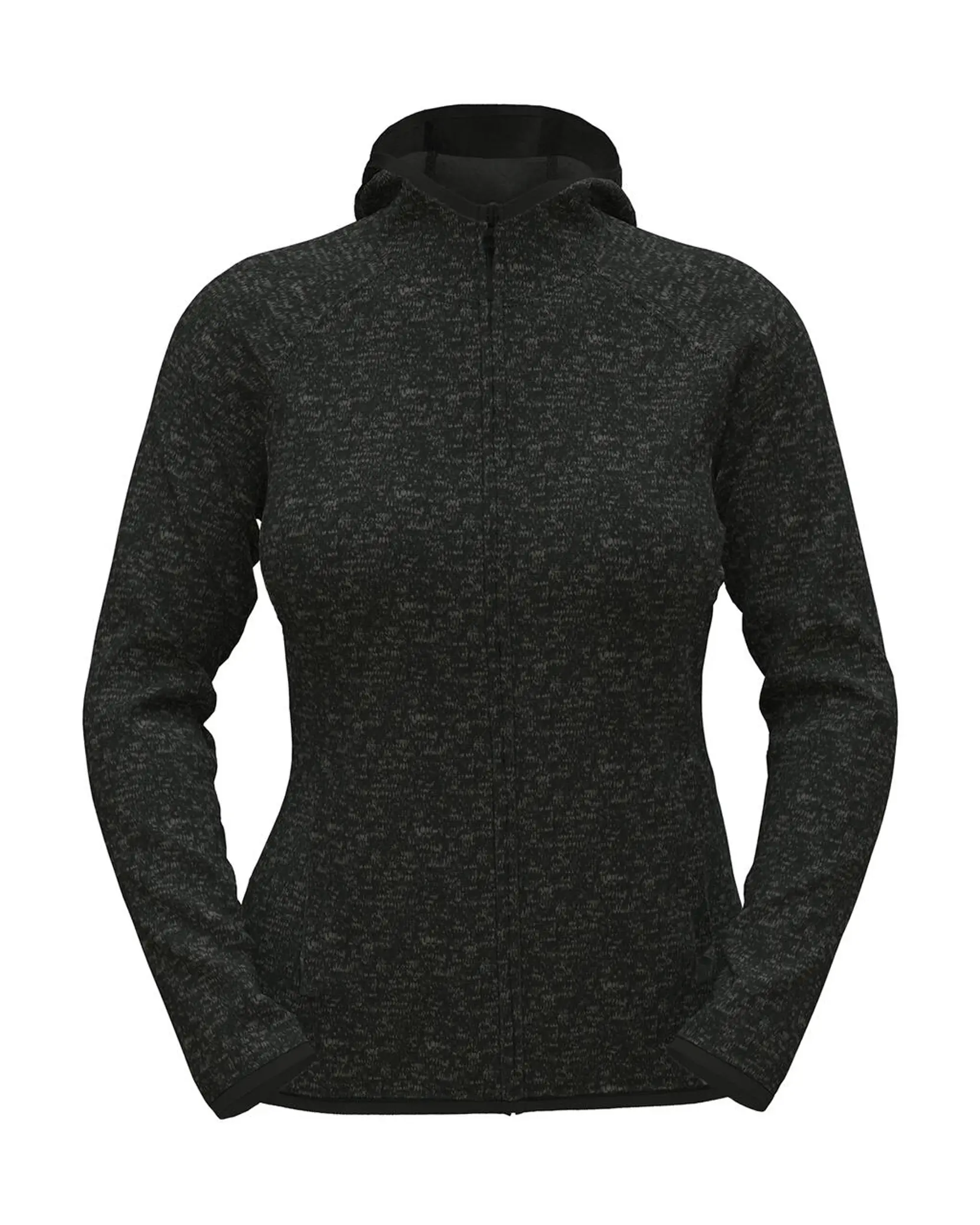 Bild på Lux Hooded Knit Fleece Jacket for women
