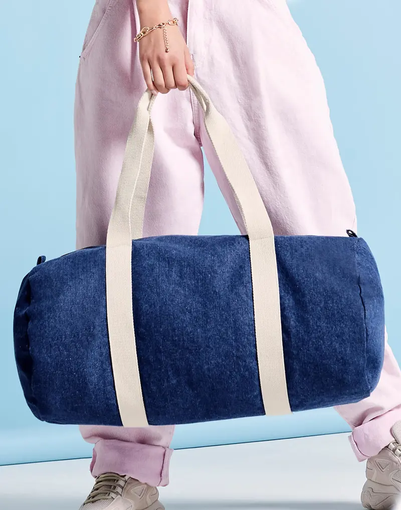 Bild på Denim Barrel Bag