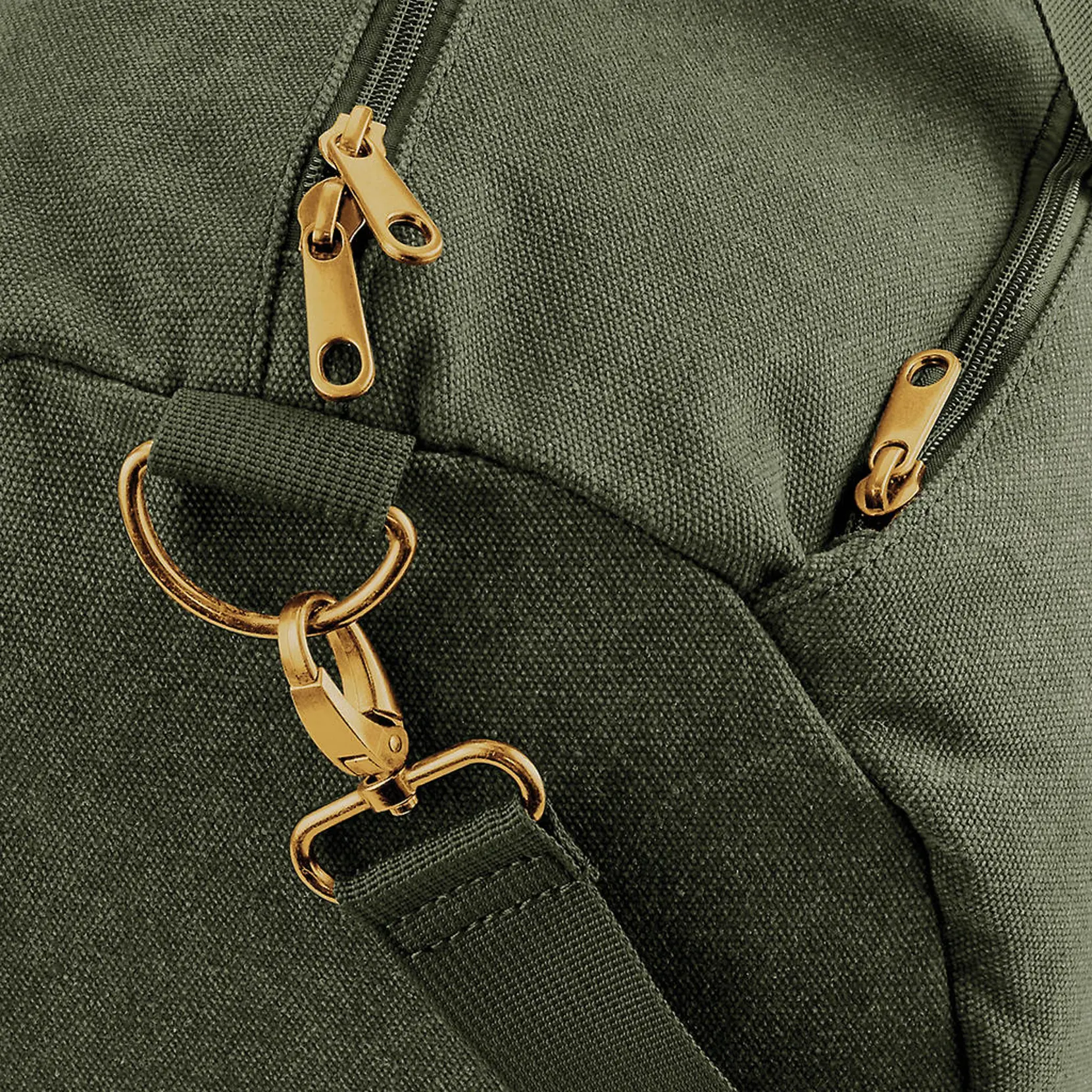 Bild på Vintage Canvas Barrel Bag Bild på Vintage Canvas Barrel Bag