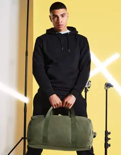 Bild på Vintage Canvas Barrel Bag