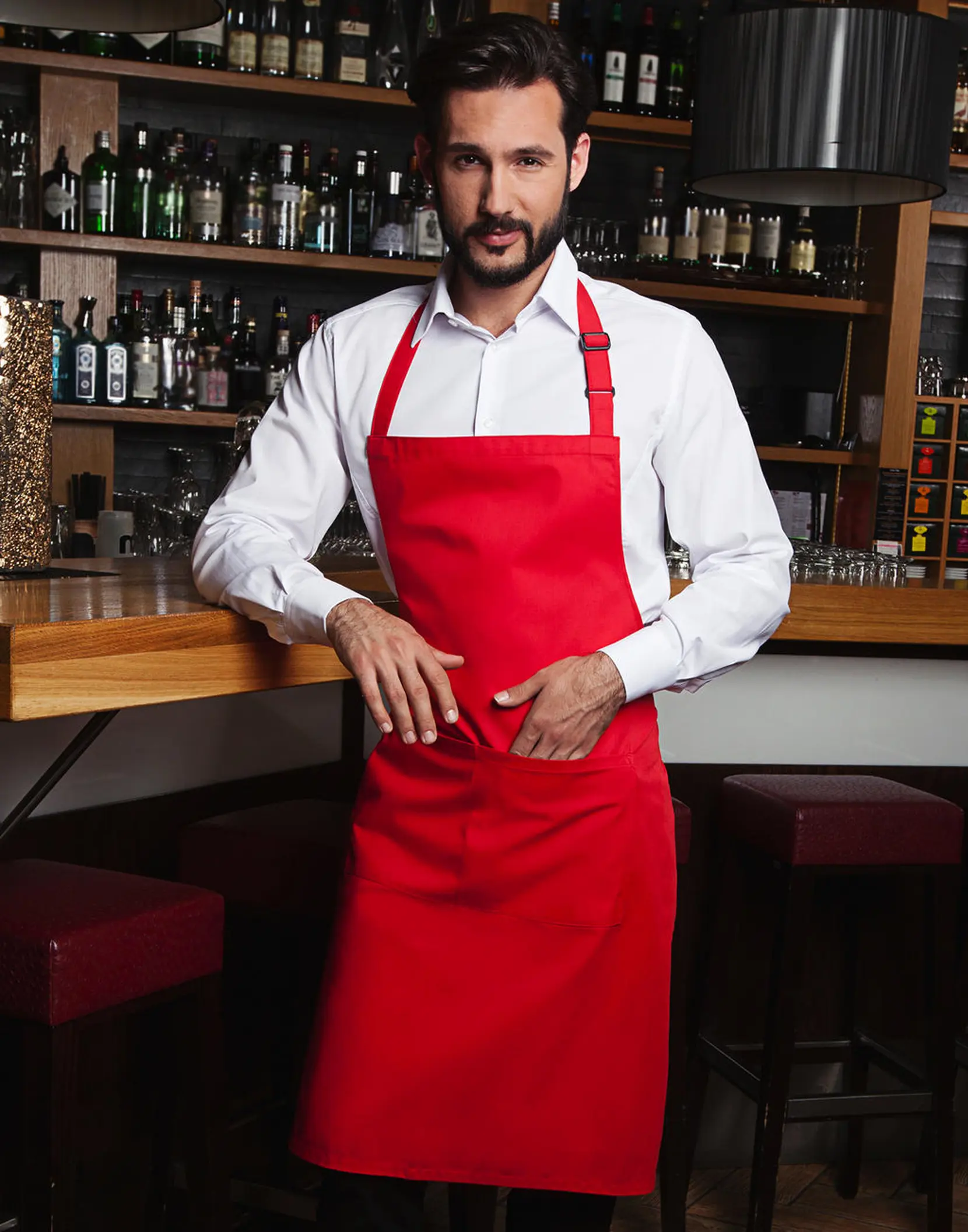 Bild på Bib Apron Basic with Pocket