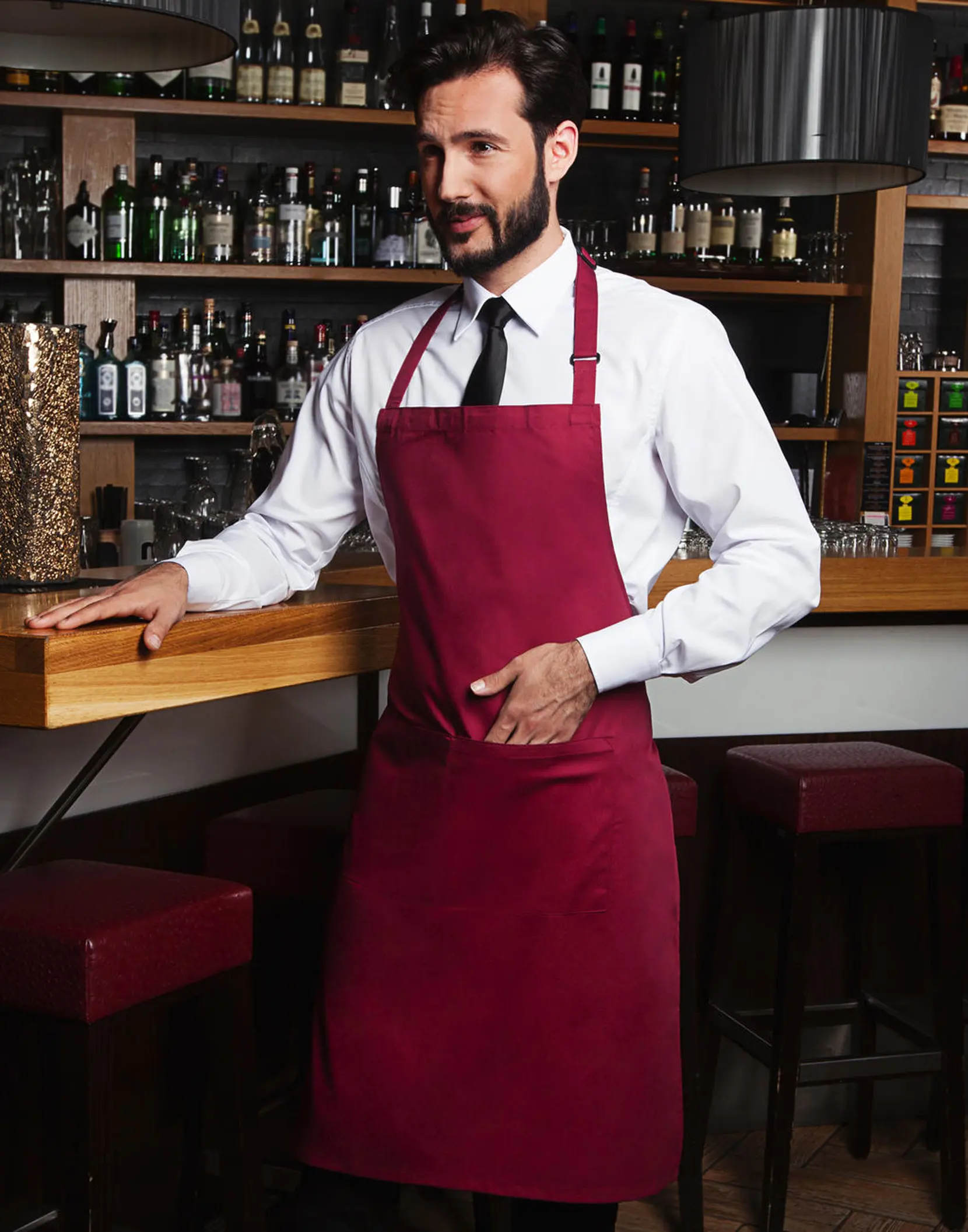 Bild på Bib Apron Basic with Pocket