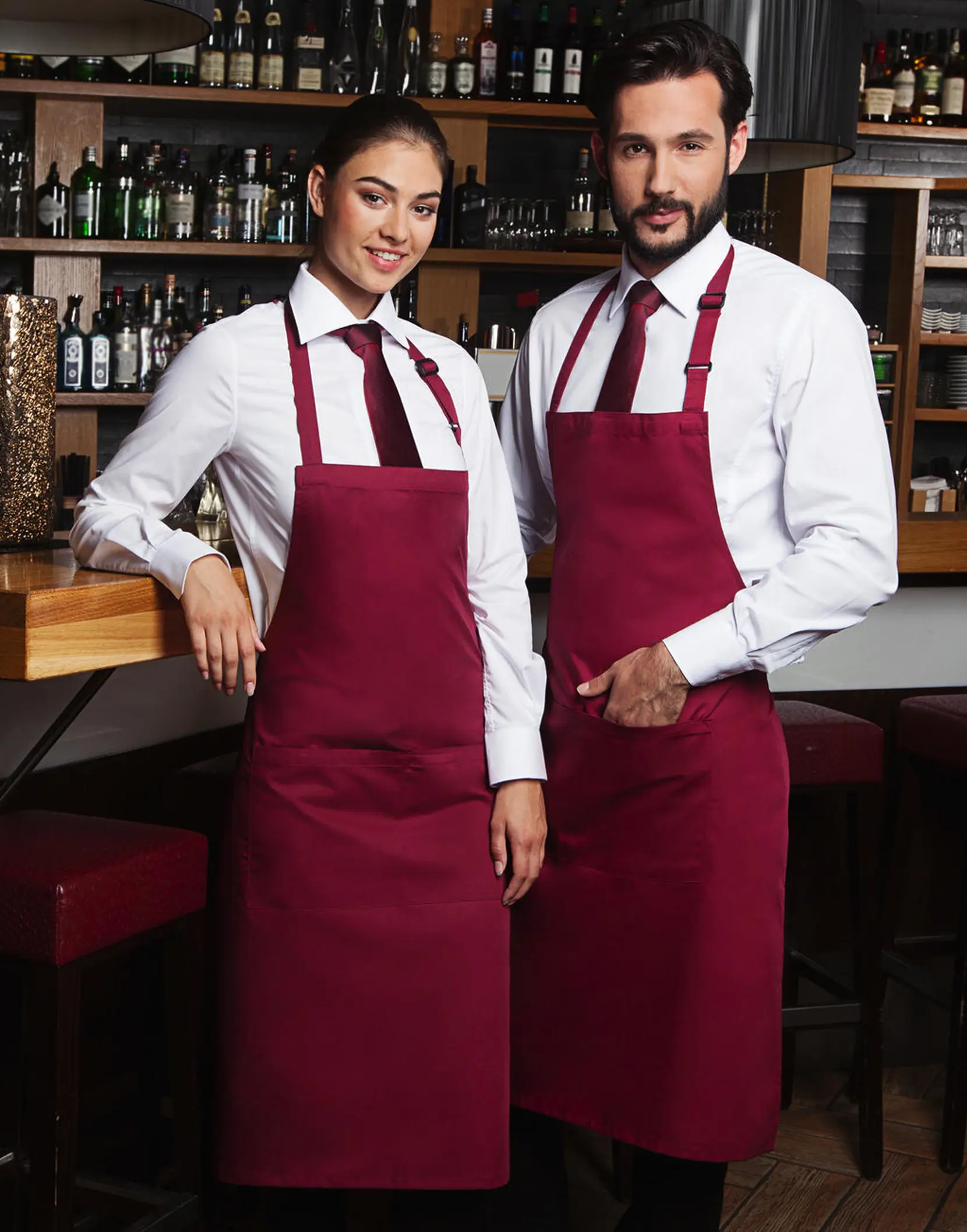 Bild på Bib Apron Basic with Pocket
