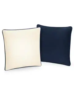 Bild på Fairtrade Cotton Piped Cushion Cover
