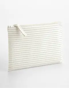 Bild på Striped Organic Cotton Accessory Pouch