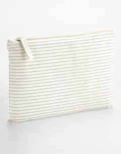 Bild på Striped Organic Cotton Accessory Pouch