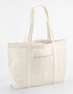 Bild på Striped Organic Cotton Shopper