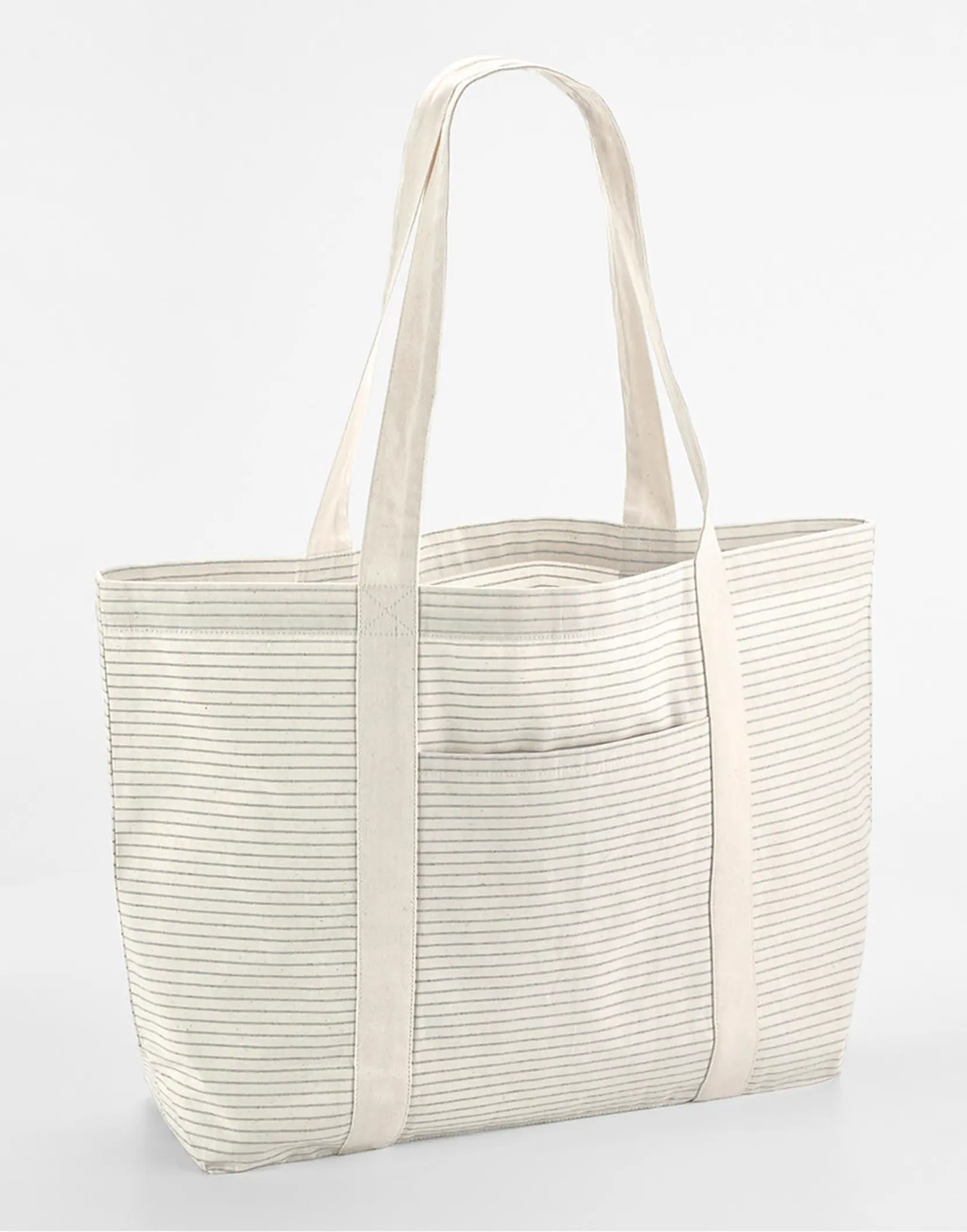 Bild på Striped Organic Cotton Shopper