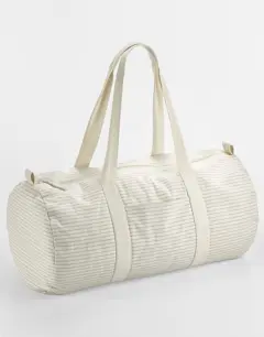 Bild på Striped Organic Cotton Barrel Bag