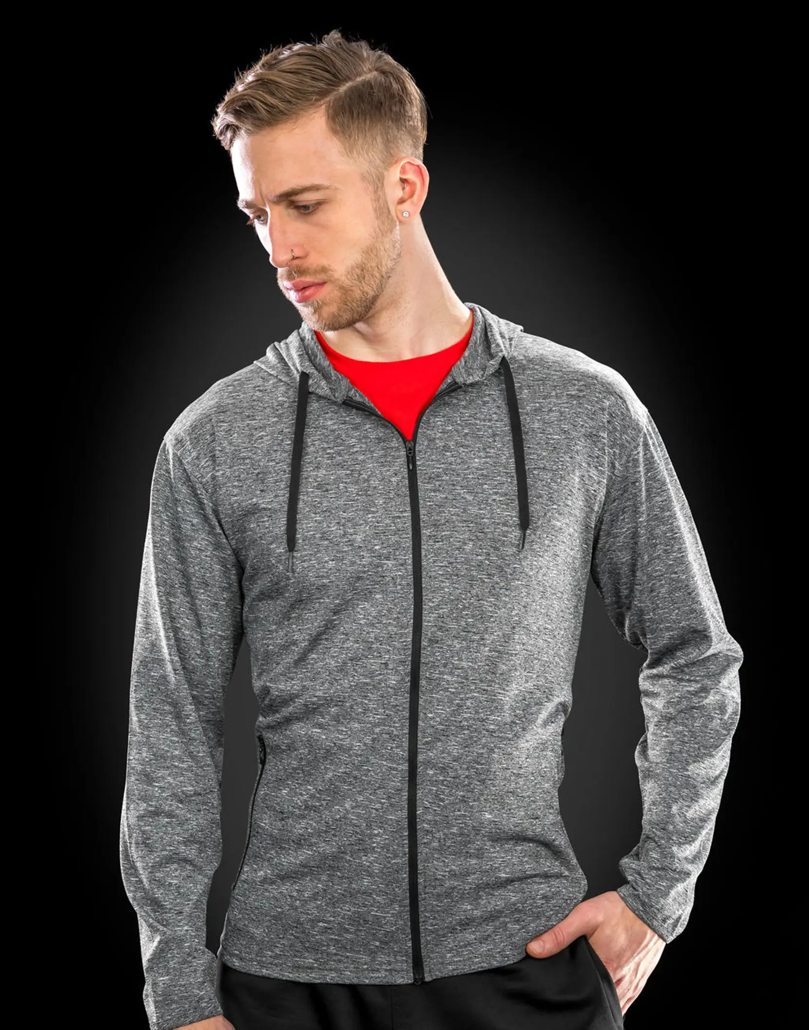 Bild på Men's Hooded Tee-Jacket