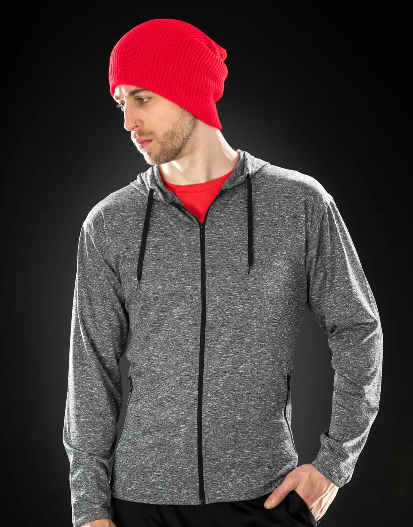 Bild på Men's Hooded Tee-Jacket