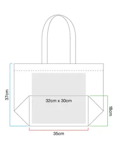 Bild på Natural Starched Jute Classic Shopper