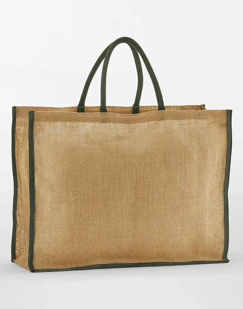 Bild på Natural Starched Jute Market Shopper