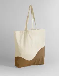 Bild på Organic Cotton Wave Print Maxi Tote