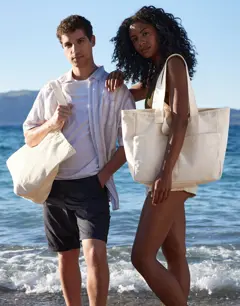 Bild på Double Handle Cargo Pocket Tote