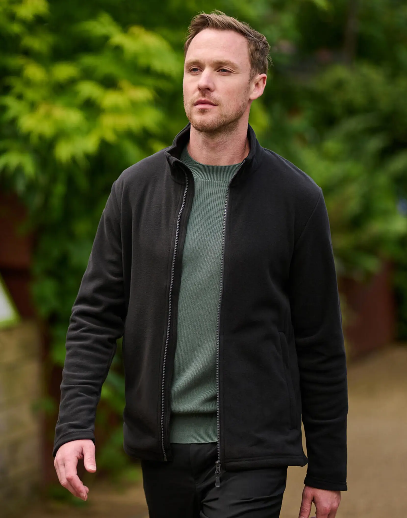 Bild på Honestly Made Recycled Full Zip Microfleece
