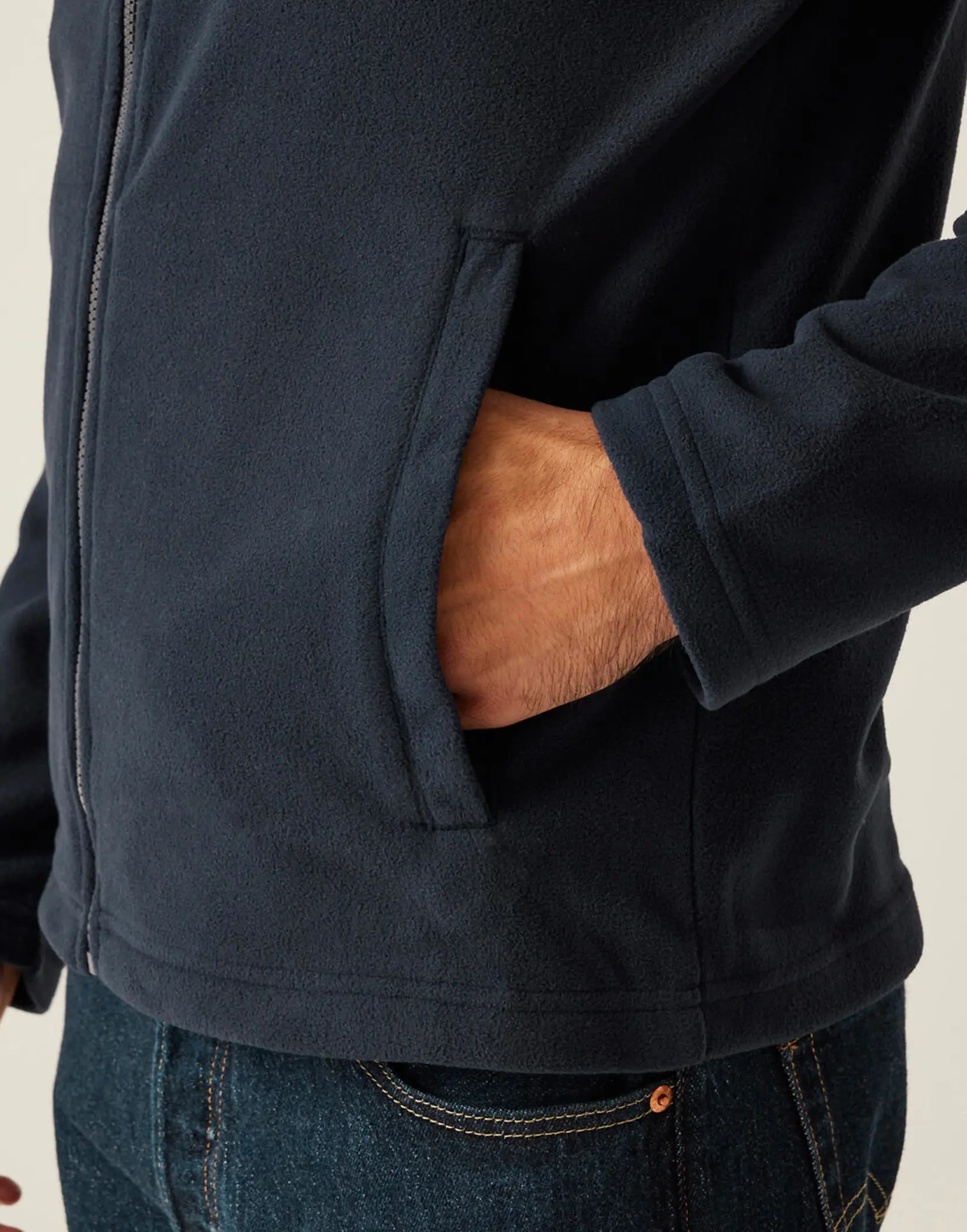 Bild på Honestly Made Recycled Full Zip Microfleece