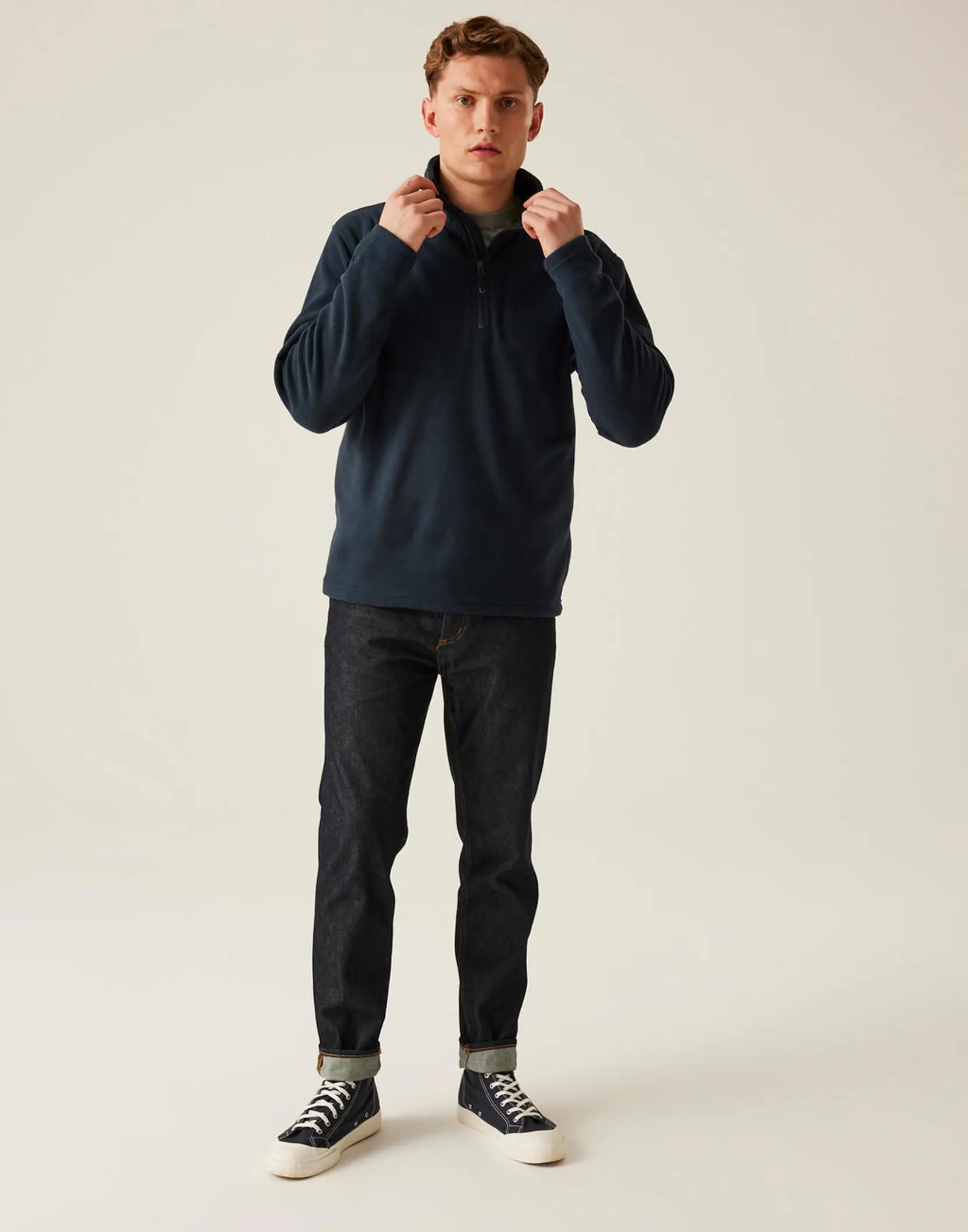 Bild på Honestly Made Recycled Half Zip Fleece