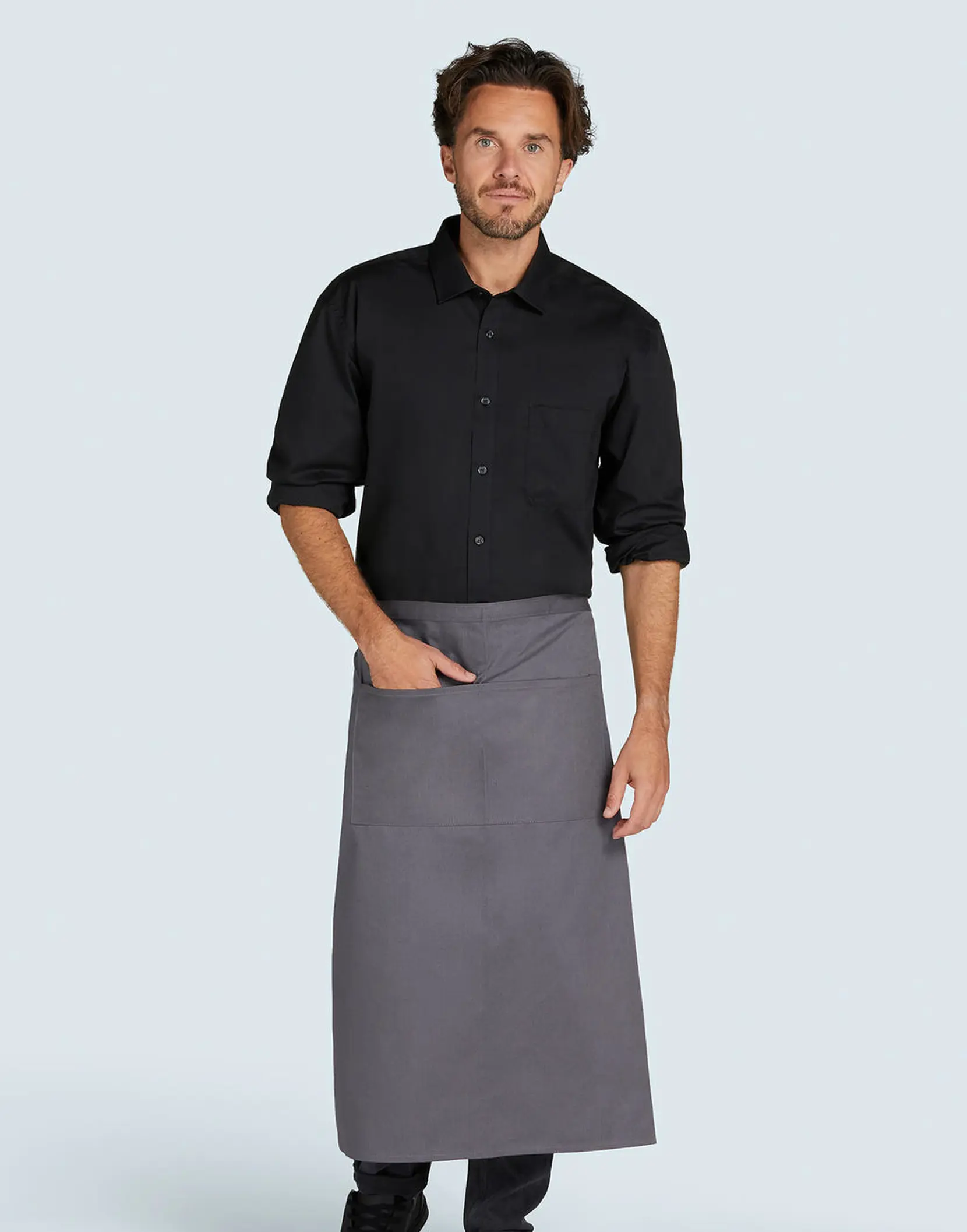 Bild på ROME - Medium Length Bistro Apron with Pocket