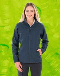 Bild på Women's Recycled 2-Layer Printable Softshell Jkt