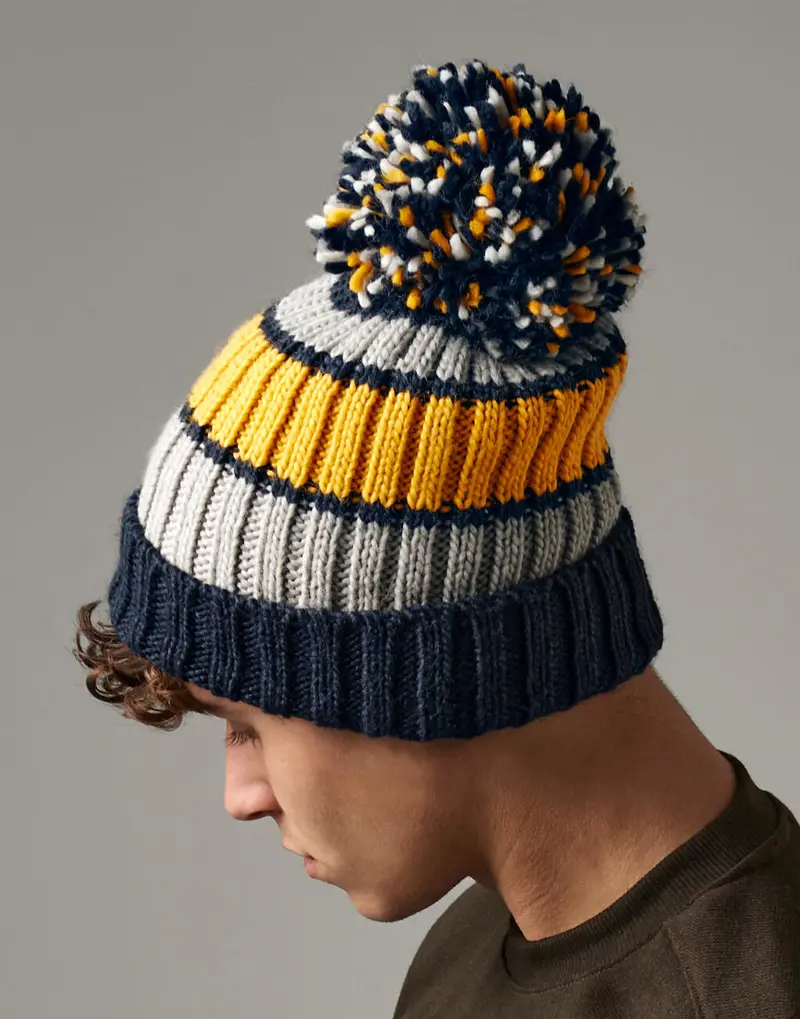 Bild på Hygge Striped Beanie
