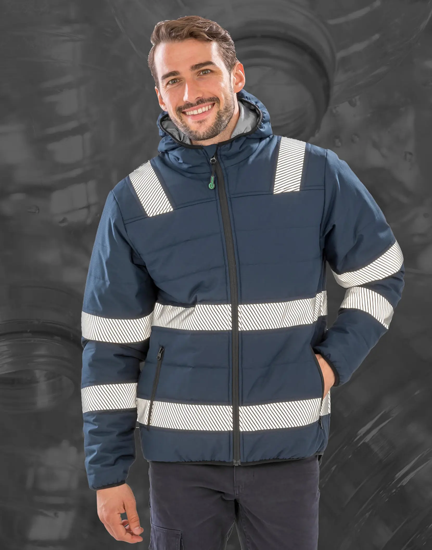 Bild på Recycled Ripstop Padded Safety Jacket