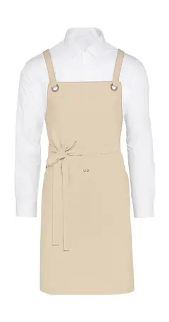 Bild på PROVENCE - Crossover Eyelets Bib Apron with Pocket