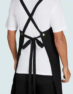 Bild på PROVENCE - Crossover Eyelets Bib Apron with Pocket