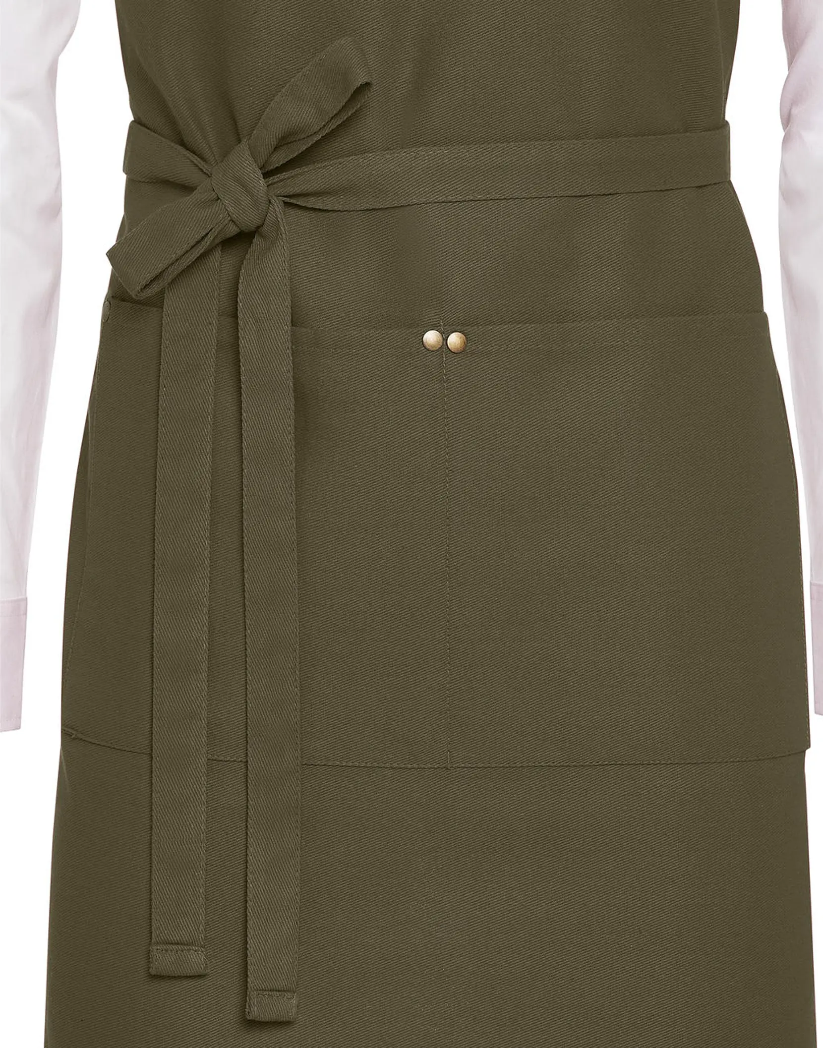 Bild på PROVENCE - Crossover Eyelets Bib Apron with Pocket