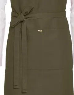 Bild på PROVENCE - Crossover Eyelets Bib Apron with Pocket