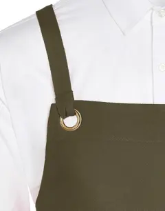 Bild på PROVENCE - Crossover Eyelets Bib Apron with Pocket