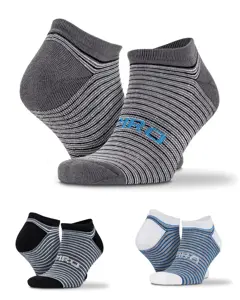 Bild på 3-Pack Mixed Stripe Sneaker Socks