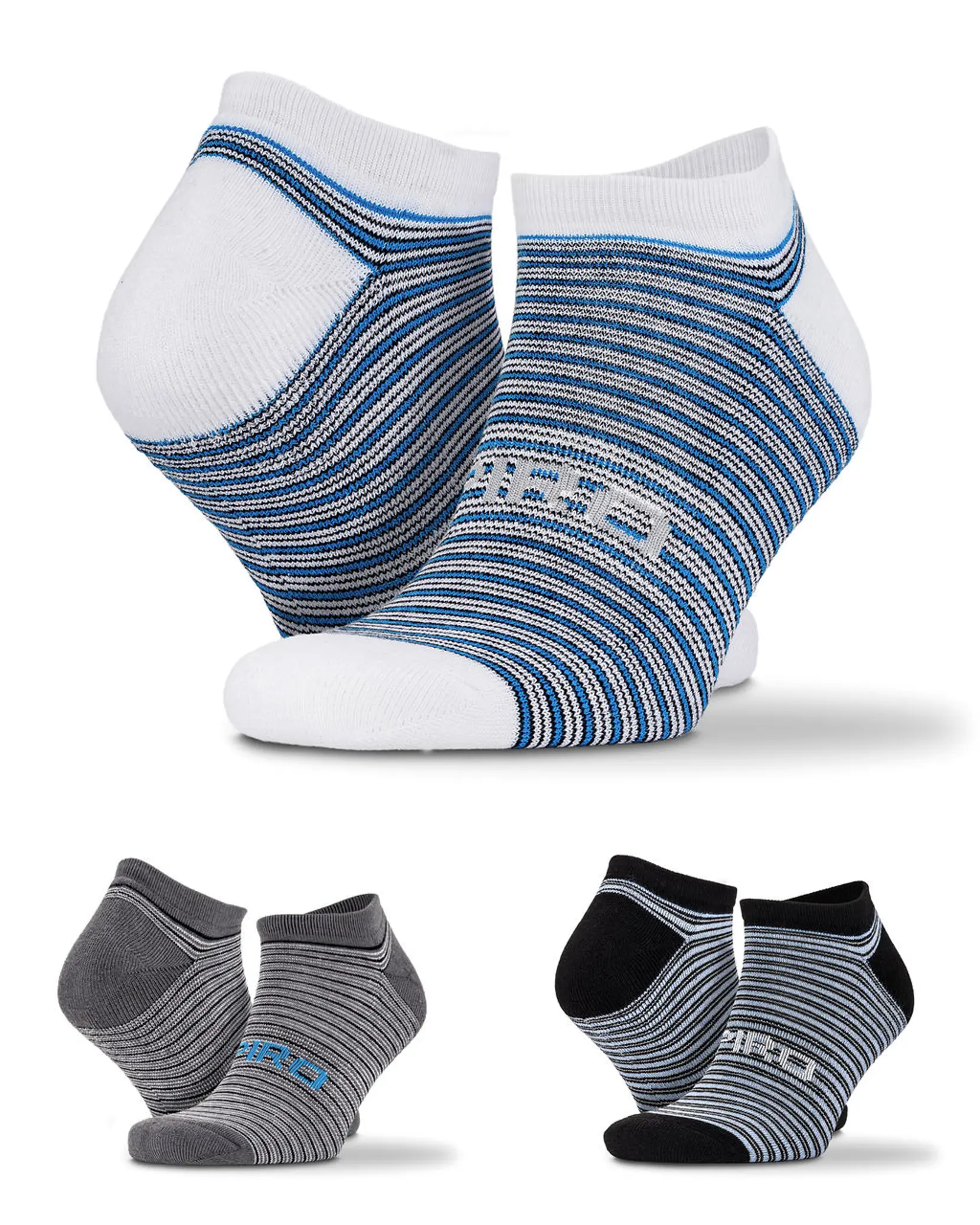 Bild på 3-Pack Mixed Stripe Sneaker Socks