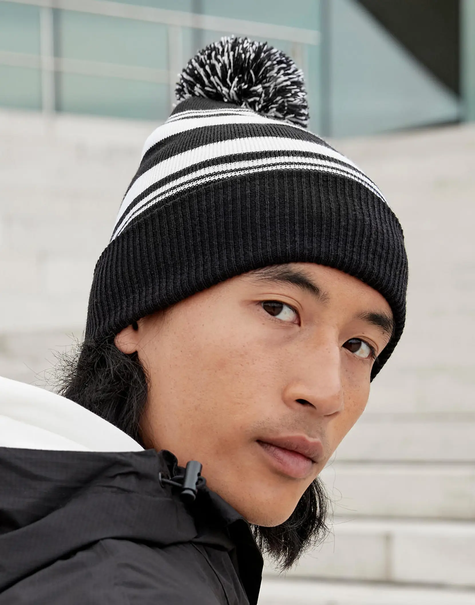 Bild på Striped Fan Beanie
