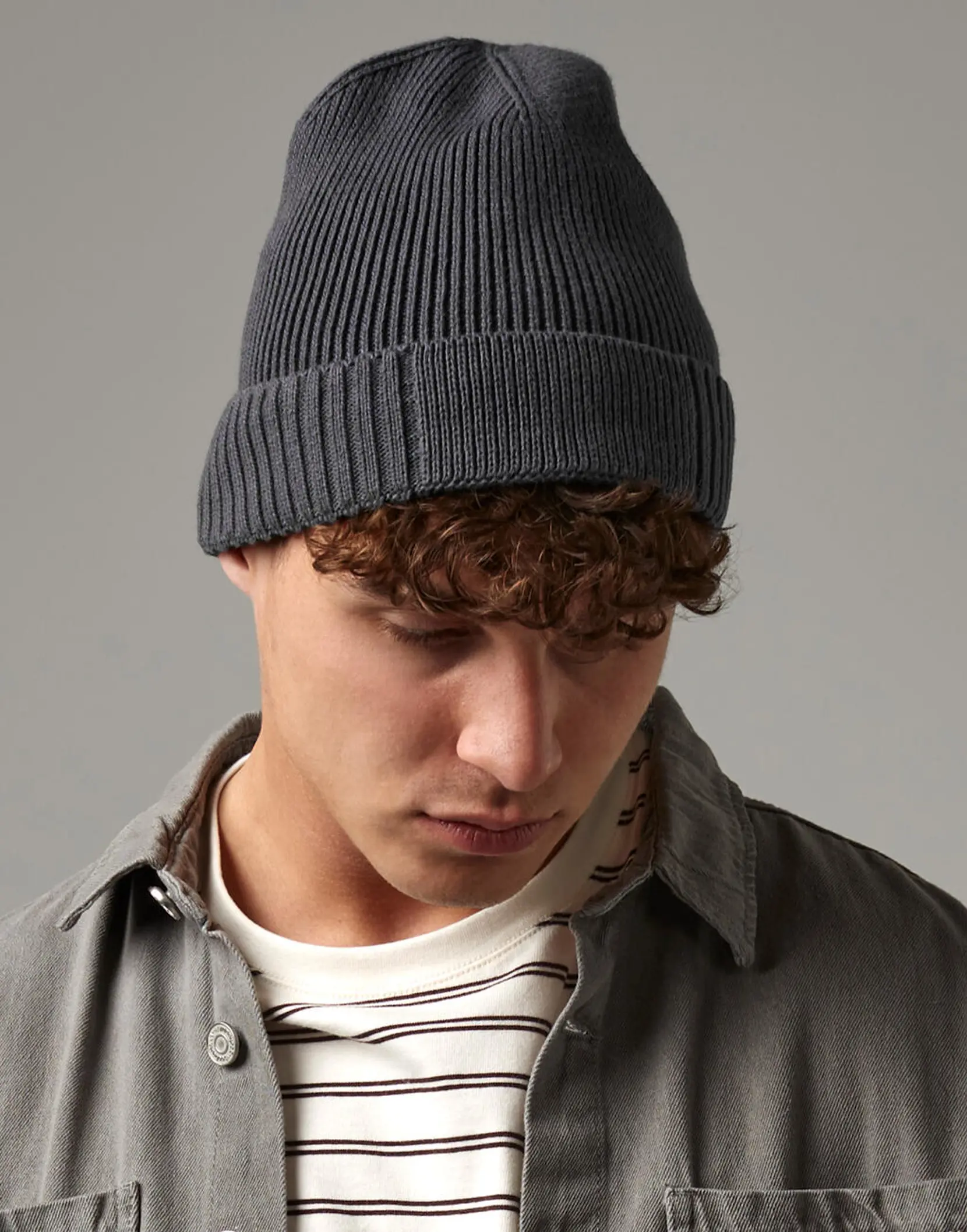 Bild på Organic Cotton Engineered Patch Beanie