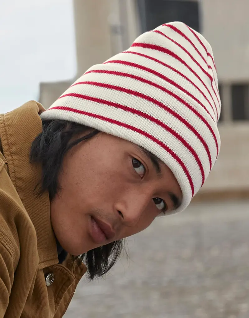 Bild på Original Deep Cuffed Striped Beanie