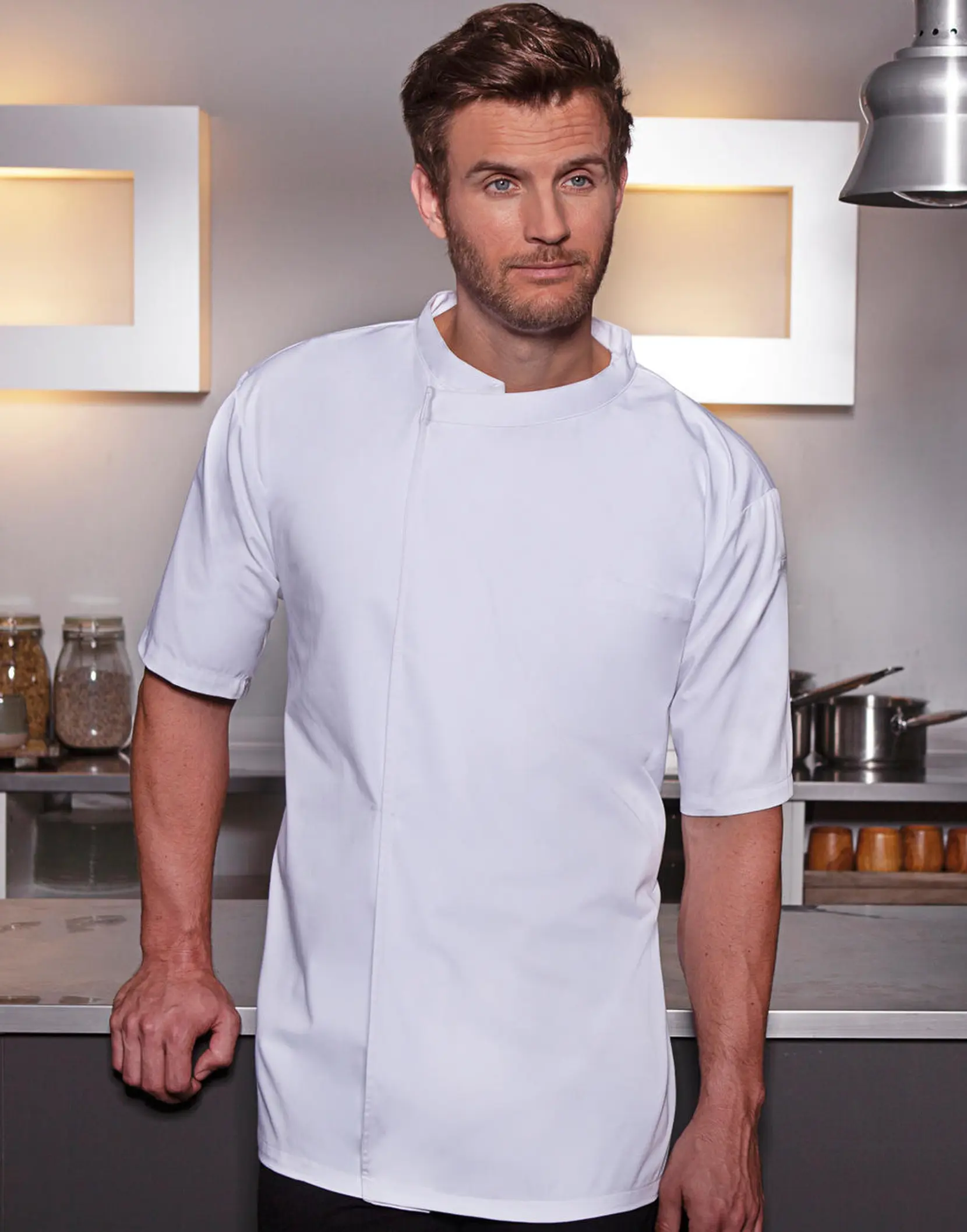 Bild på Chef's Shirt Basic Short Sleeve