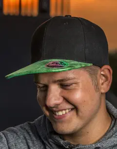 Bild på Bronx Glitter Flat Peak Snapback Cap 
