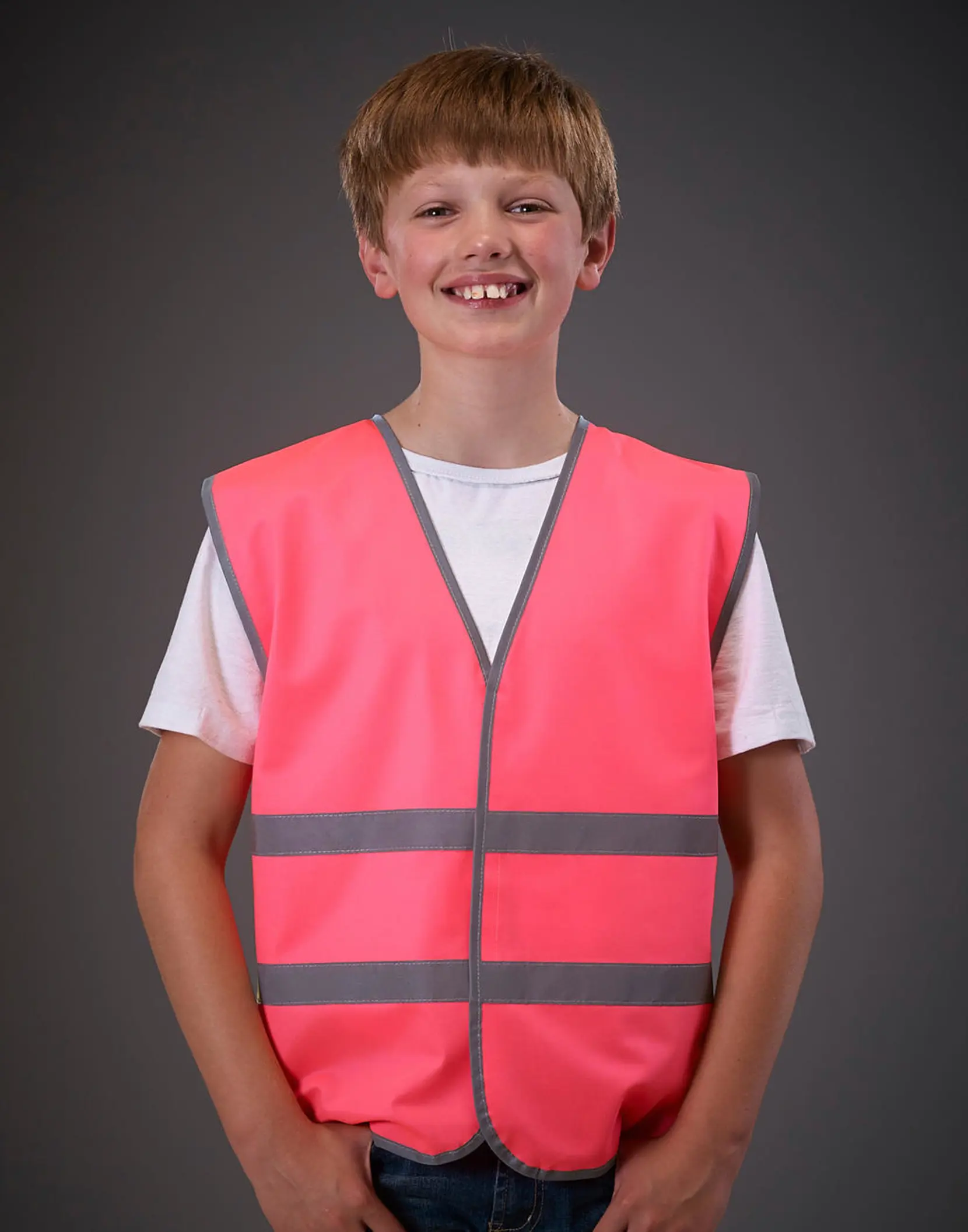 Bild på Kids Fluo Reflective Border Waistcoat