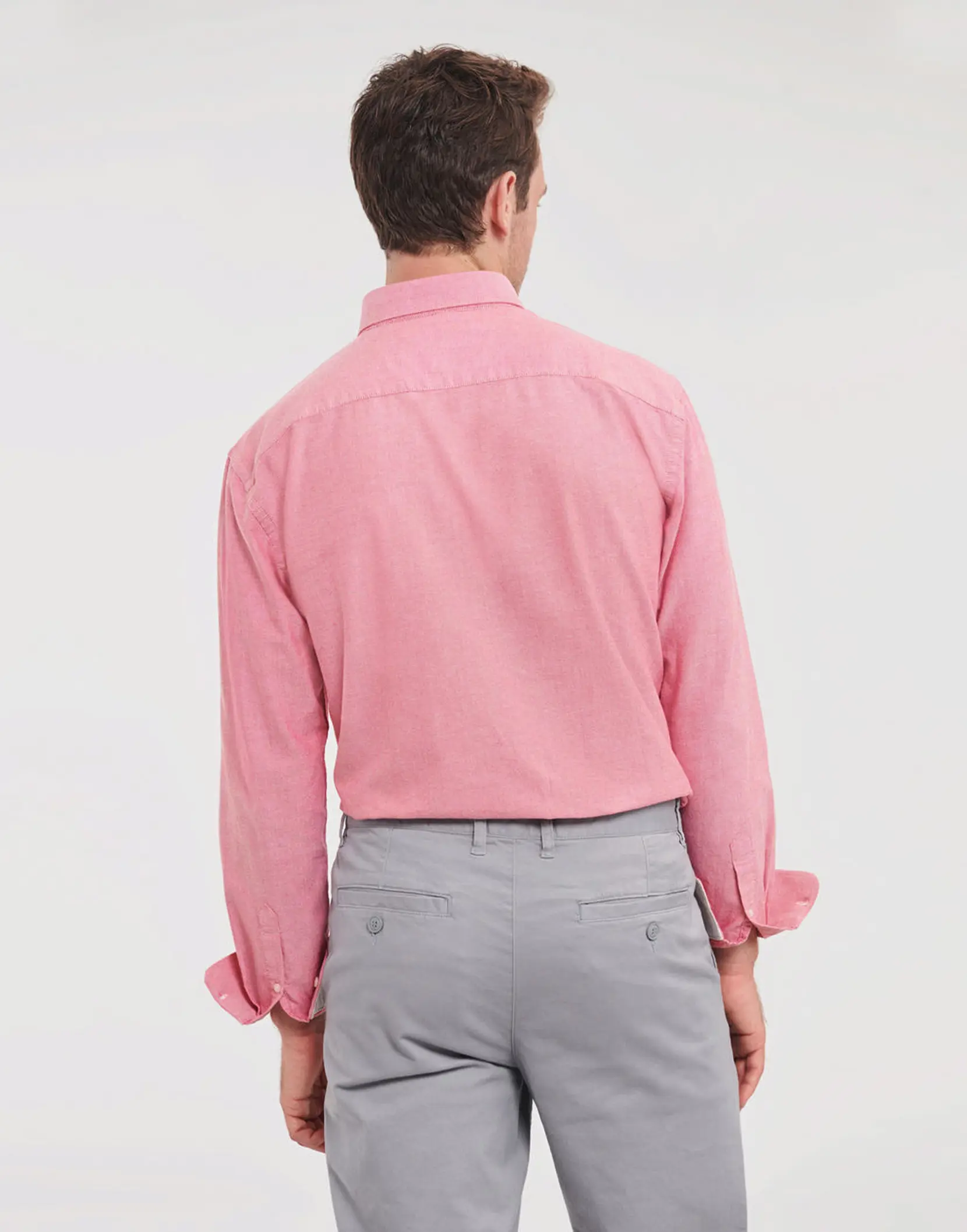 Bild på Men's LS Tailored Washed Oxford Shirt
