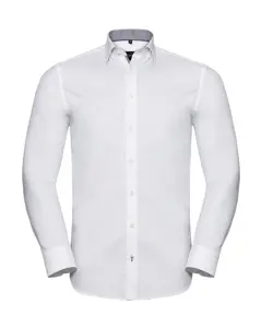 Bild på Tailored Contrast Herringbone Shirt LS