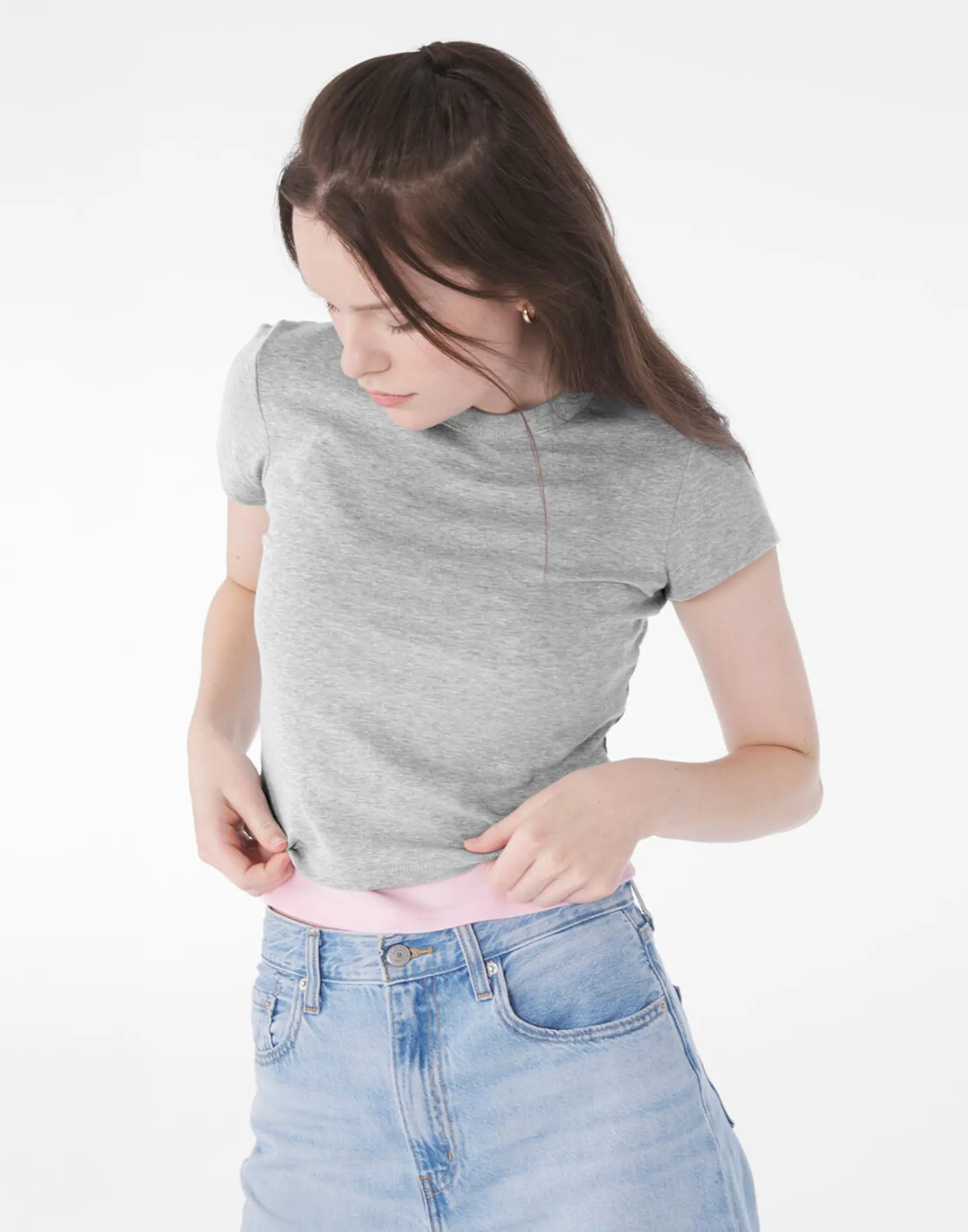 Bild på Women's Micro Rib Baby Tee