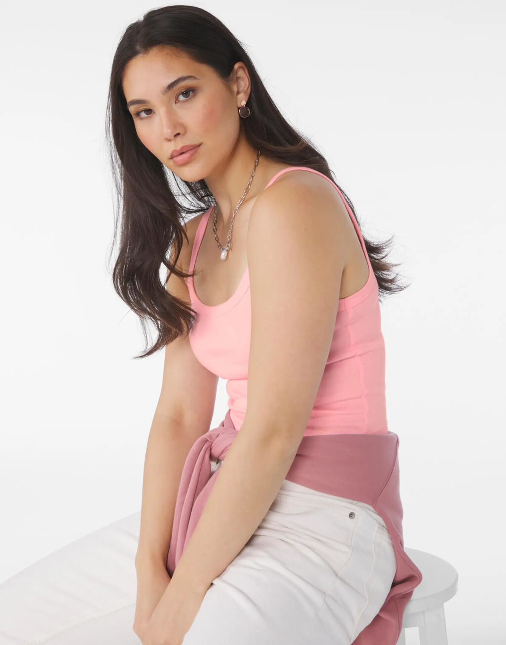 Bild på Women's Micro Rib Spaghetti Strap Tank