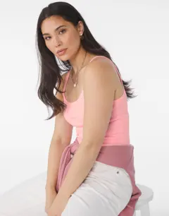 Bild på Women's Micro Rib Spaghetti Strap Tank