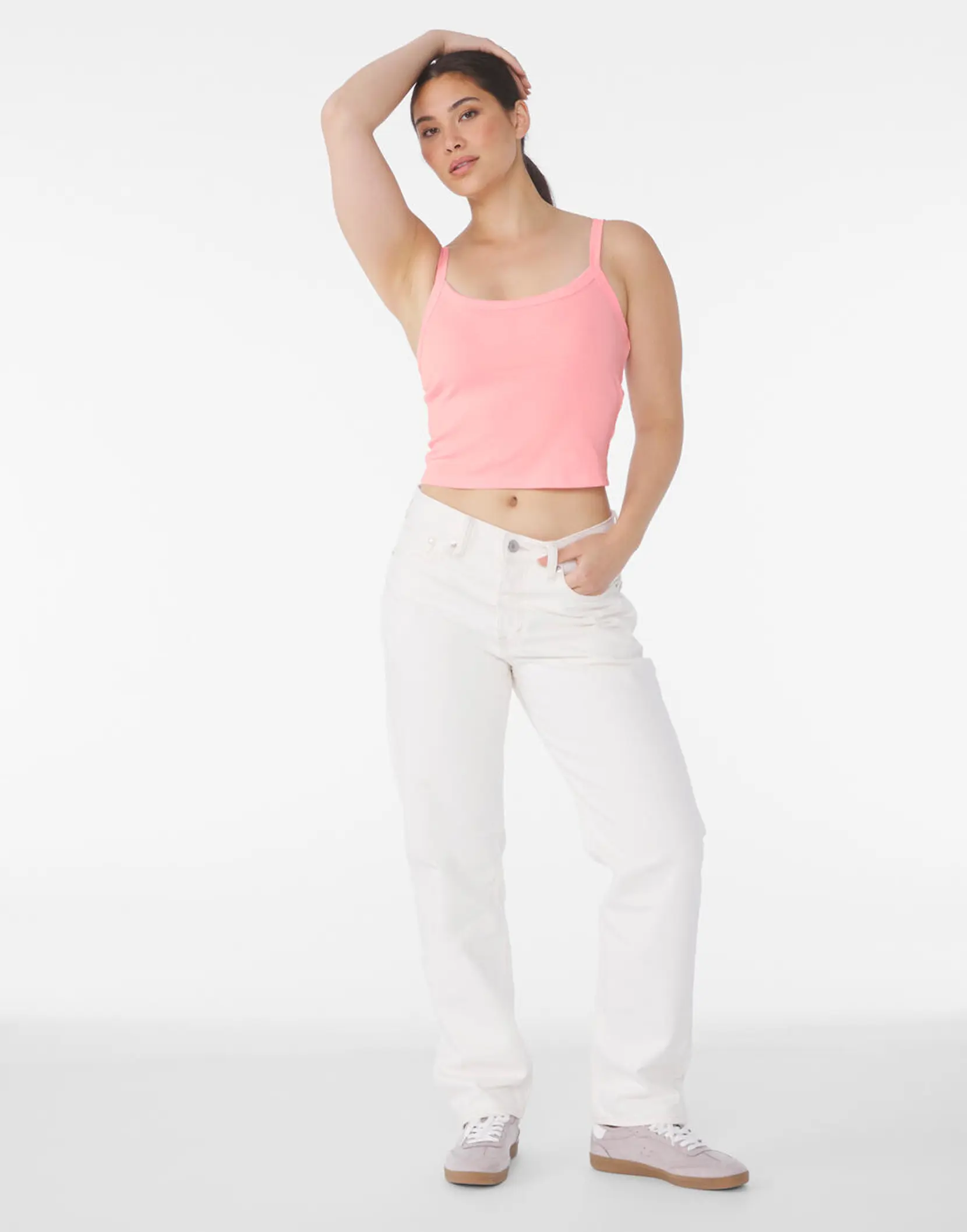 Bild på Women's Micro Rib Spaghetti Strap Tank