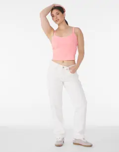 Bild på Women's Micro Rib Spaghetti Strap Tank