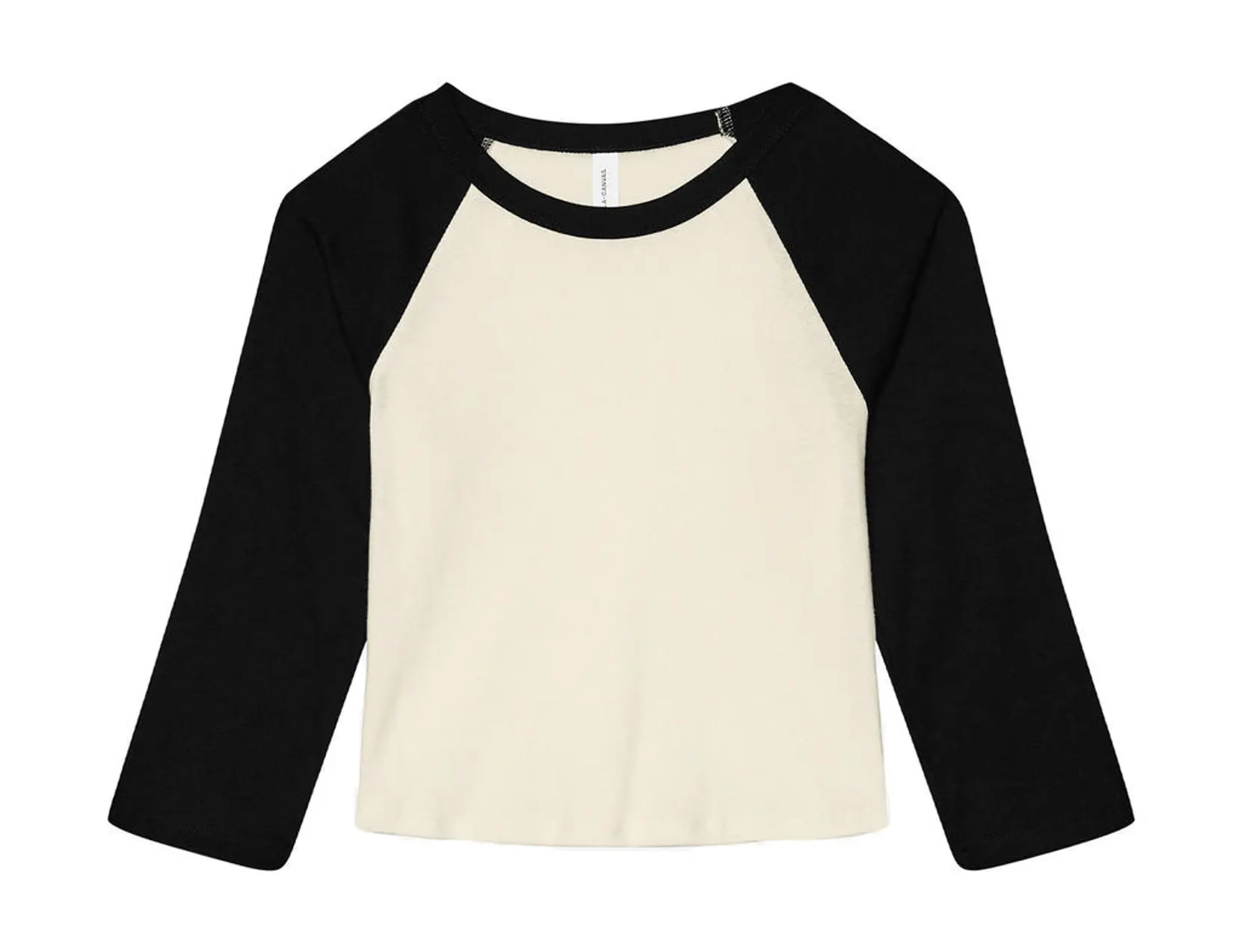 Bild på Women's Micro Rib 3/4 Raglan Baby Tee