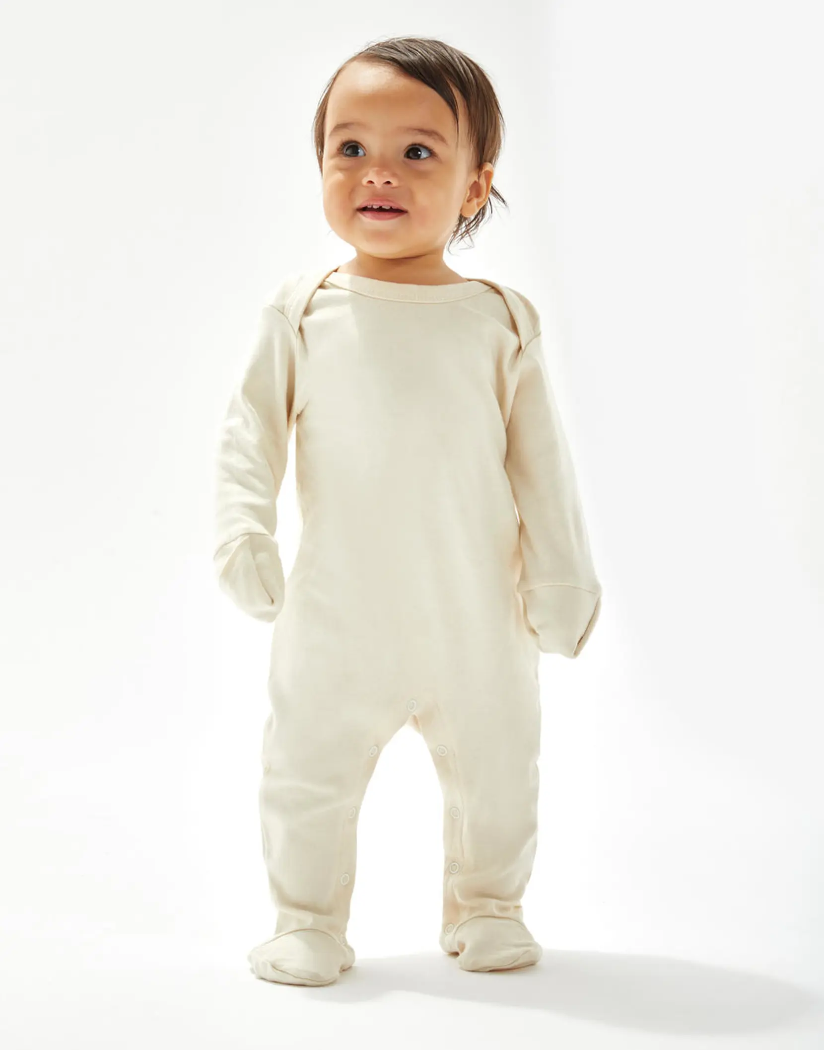 Bild på Baby Sleepsuit with Scratch Mitts